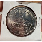 1988 Showboat Hotel Casino Las Vegas One Dollar Gaming Token Vintage Lm Mint