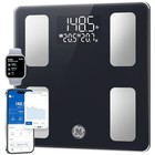 Ge Smart Scale For Body Weight Bmi Body Fat Digital Bluetooth Scale 400lb Black
