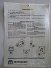 Vintage Meyercord Decals Little Miss Muffet Original Package 0296 Sealed