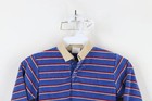 Vintage 70s Streetwear Boys Medium 4t 5t Terry Cloth Striped Collared Sweater