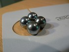 4 Collectible Engraved Pachinko 11 Mm Balls 1950s Vintage Japanese Kaikan Ginsei
