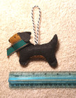  new  Black Dachshund Dog Christmas Ornament Handmade Felt