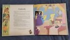 Vintage 1949 Walt Disney Yellow Cinderella Book And Vinyl Records Rca Victor