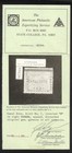 Canal Zone  1 Var Mint W  Cert - 1904 2c Rose  Inverted  n 