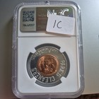 Encased Lucky Wheat Penny Robert Bollinger  Your Popcorn Man  1953 Ms66