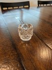 Open Ended Antique Salt Cellar With Pinwheel Pattern