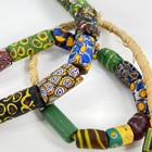 Millefiori Venetian Mixed Trade Beads 34inch