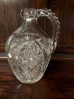 Libbey Corinthian Whiskey Jug    Glass American Brilliant Cut Glass Hawkes Era