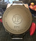Finex 14  Cast Iron Skillet W  Double Cooling Handles And Easy Release Surface