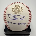 Brad Peacock Signed auto d 2017 World Series Mlb Baseball 2017 Ws Champs - Bas