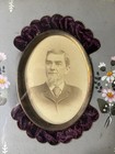 Antique 19th C  Late 1800 s Victorian Tramp Art Frame W  Photos