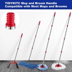 Ticykitc Spin Mop Handle Replacement Stainless Steel 30 44 58 Inch Adjustable