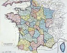 1839 Allan Bell Atlas Map - France In Provinces - Paris Marseilles Reims Le Tour
