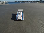 Afx Aurora  Tjet  White Blue Porsche  917-10k Can Am  Ho Slot Car New Old Stock