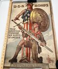 Vintage Boy Scout - Original 1918 Wwi Offical Leyendecker Litho Poster - 20x30 