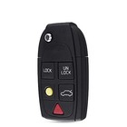 New Replacement 5 Buttons Remote Flip Folding Key Shell For Volvo Xc70 Xc90