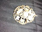Lot Of 5 Gold Tone Metal Brooch Pins Flower Heart Love  for Sale sold  No Stone