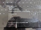 Microsoft Surface Type Cover 2  black    Model No  N7w-00001