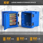 82qt Hot Box Food Warmer Insulated Food Pan Carrier With Wheels For Restaurant
