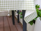 4 Pack Heavy Duty Tablecloth Weights  Rust Proof Stainless Steel Balls With C   