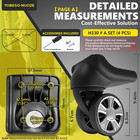 Luggage Wheels Replacement For Suitcase  Dual Spinner Wheels Parts