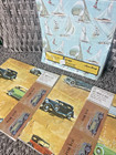 Nos American Greetings Gift Wrap Lot Sailboats Vintage Cars W  Tags Unopened