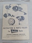 Vintage Fishing Lure   Reel Paperwork   Insert Lot  Heddon  P k  Pflueger  Hibbs