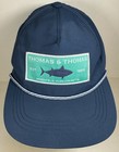 Thomas   Thomas Fly Rods Trucker Hat Navy Teal Rope Cap Snapback Fishing