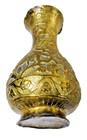 Antique Hand-hammered Islamic Bronze Pitcher vase Exquisite Engraving