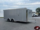 New 8 5  X 20  Atc Aluminum Car Hauler Enclosed Trailer W  Premium Escape Door