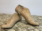 Vintage Pair Wood Metal Shoe Forms Molds 1989 Guatemala 38 8 Boutique Store