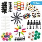 100 Pack Halloween Goodie Bag Fillers Party Favors For Kids Toy Carnival Prizes