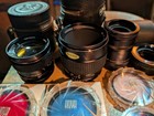 Large Lot Of Vintage Camera Lenses