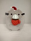 Gund Pusheen Hot Cocoa Cup Santa Hat Rare Discontinued 10  Pre-owned 2018