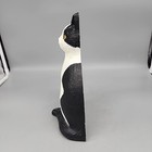 Vintage Cast Iron Black And White Cat Doorstop Made By Department 56 Taiwan 9 5 