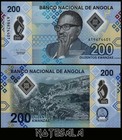 Angola Set 4 Pcs 200 500  1000   2000 Kwanzas 2020 P-160-161-162-163 Polymer Unc