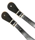 Spur Straps 2 Pcs Western Spur Belt For Horse Riding  Equestrian Sports  black 