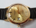 Vintage Swiss Watco Gold Tone Manual Wind Wristwatch Runs    