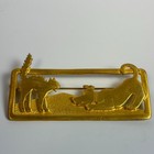 Brooch Dog Cat Vintage J Jonette Gold Tone Detailed Playful Piece