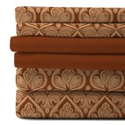 Luxury 6 Piece Bed Sheet Set 1800 Count Paisley Full Chocolate 81  X 96 