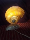 Vintage Turbo Marmoratus Iridescent Shell Lamp One Of A Kind Artisan Crafted