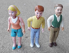 Fisher Price Loving Family Dollhouse Doll Figure Dad Mom Grampa Sister Baby Lot