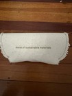 Bajio Cloth Pouch Case Beige Snap Closure For Eyeglasses   Sunglasses Unisex