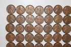Lincoln Wheat Cents 1934 P   Roll Vf au     rl34