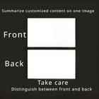 500 Pcs Custom Right Angle Business Cards Full Color Cardouble-sided Printable