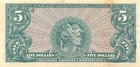 Usa   Mpc   5   1964  Series  641  Plate   22  Circulated Banknote Pmga