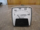 Ge Ac Ammeter 50-162141lssn2 Range  0-800a Used