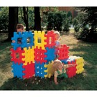 Little Tikes Big Waffle Block Set - 18 Pieces Blue red yellow
