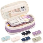 Large Capacity Pencil Case Zipper Pen Bag School Student Organizer Pouch Bag New