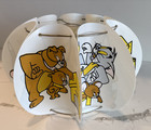 Tom And Jerry Vintage 1970s Ceiling Light Lamp Shade Cartoon Character Mgm Euc